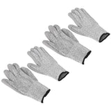 2pairs Waterproof Gardening Gloves Cut Resistant Reusable Working Protective Gloves