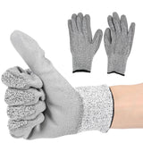 2pairs Waterproof Gardening Gloves Cut Resistant Reusable Working Protective Gloves