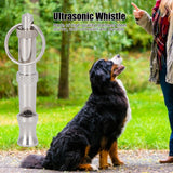 2pcs Stainless Steel Ultrasonic Whistle Portable Trainer Training Tool for Dog Pigeons Birds - Extra Image