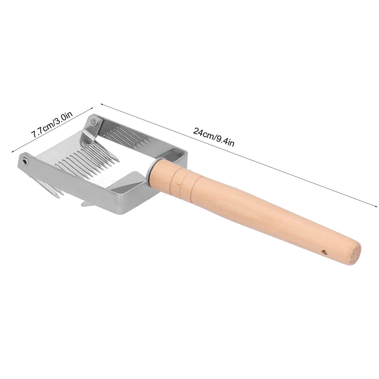 Uncapping Fork Honey Scraper Thicken Wooden Handle Beekeeping Tool Apiculture Equipment