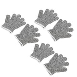 3 Pairs Kids Cutting Resistant Gloves Children Work Safety Protection Gloves for Gardening - Front View
