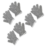 3 Pairs Kids Cutting Resistant Gloves Children Work Safety Protection Gloves for Gardening