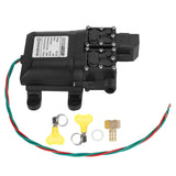 12V 120W 8L High Flow Diaphragm High Pressure Pump Dual Core with Copper Connector