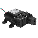 12V 120W 8L High Flow Diaphragm High Pressure Pump Dual Core with Copper Connector