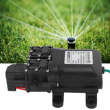 12V 120W 8L High Flow Diaphragm High Pressure Pump Dual Core with Copper Connector