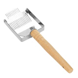 Beehive Honey Scraper Double Head Uncapping Fork Shovel Tool Beekeeping Equipment - Front View