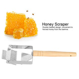 Beehive Honey Scraper Double Head Uncapping Fork Shovel Tool Beekeeping Equipment