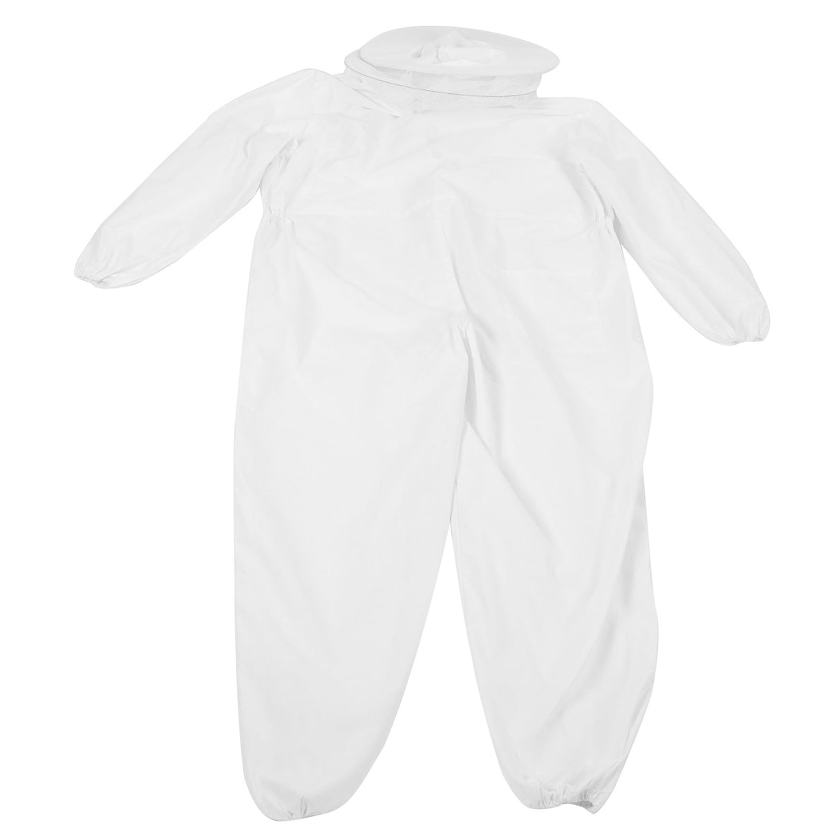 OnePiece Beekeeping Suit Protective Clothes with Dual Zippers Beekeeping Supplies White