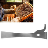 Stainless Steel Beehive Frame Cleaner Honey Scraper Knife Beekeeping Apiculture Tool - Extra Image