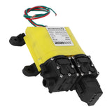 12V 120W 8L Diaphragm High Pressure Pump with Copper Connector Automatic Water Injection Pump - Close-Up Angle