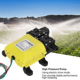 12V 120W 8L Diaphragm High Pressure Pump with Copper Connector Automatic Water Injection Pump