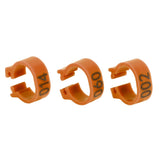 001‑100 Numbered Bird Leg Bands 8mm Poultry Identify Rings Accessory for Birds PigeonsCoffee