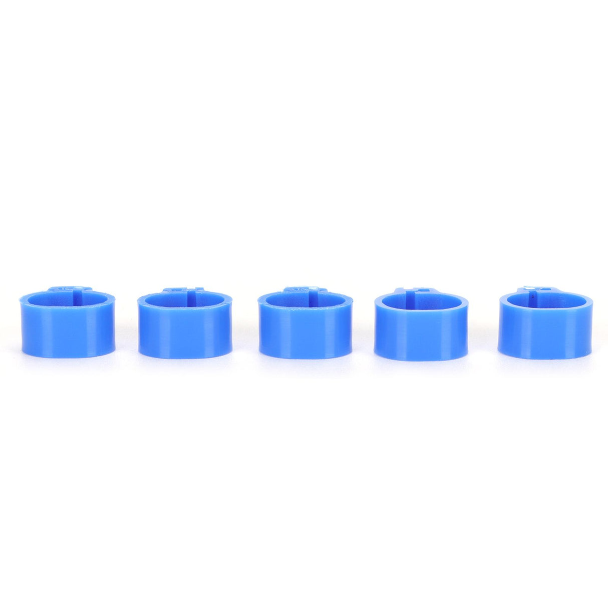 200Pcs 10mm Pigeons No Word Leg Ring Poultry Foot Clip Identification Ring Birds SuppliesBlue