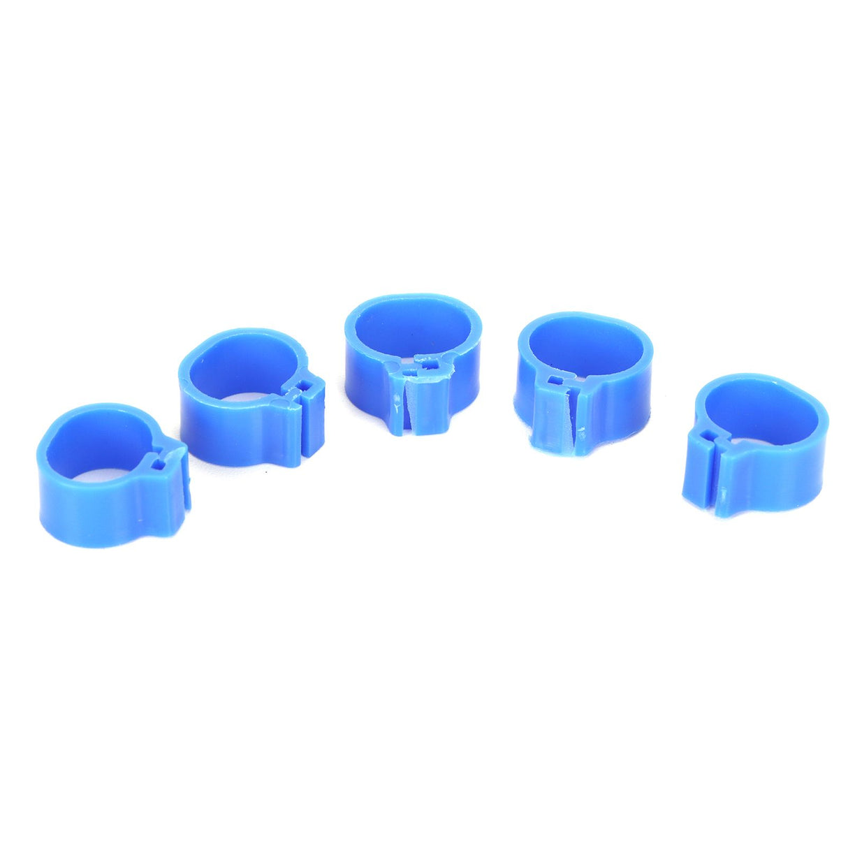 200Pcs 10mm Pigeons No Word Leg Ring Poultry Foot Clip Identification Ring Birds SuppliesBlue