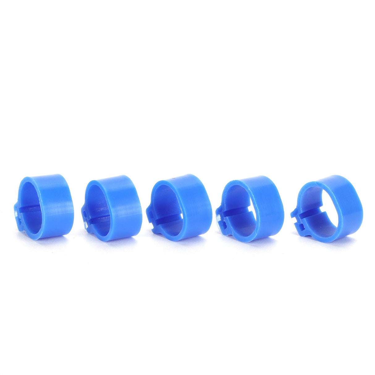 200Pcs 10mm Pigeons No Word Leg Ring Poultry Foot Clip Identification Ring Birds SuppliesBlue