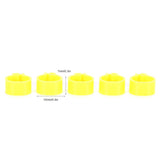 200Pcs 10mm Pigeons No Word Leg Ring Poultry Foot Clip Identification Ring Birds SuppliesYellow - Extra Image