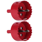 2PCS 53mm Hole Saw Round Beehive Vent Hole Opener Drilling Cutter Tool Beekeeping Tool