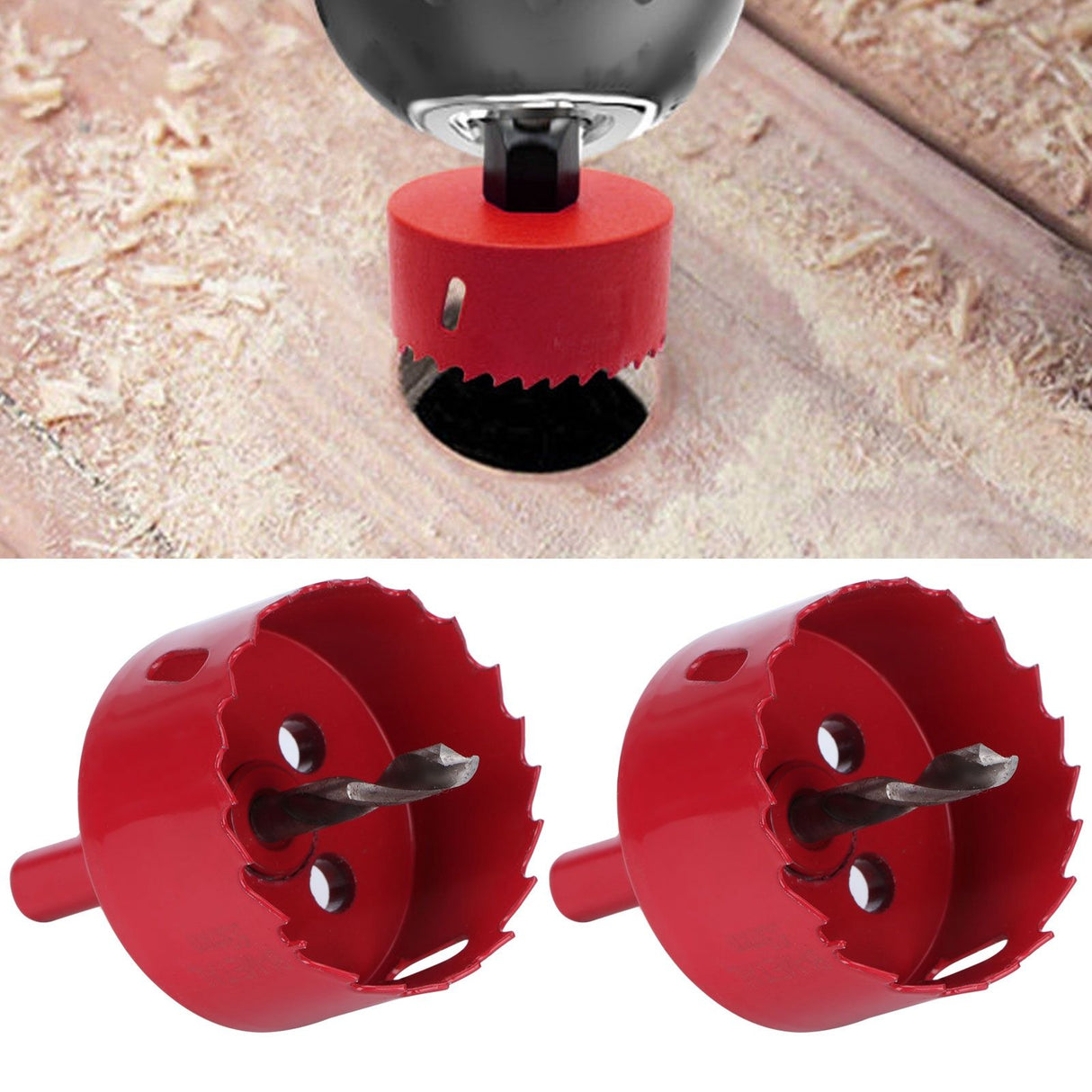 2PCS 53mm Hole Saw Round Beehive Vent Hole Opener Drilling Cutter Tool Beekeeping Tool