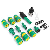 24Pcs/Set Hose Connector Fitting Set Garden Irrigation Car Washing G1/2 Water Sprayer Kit - Close-Up Angle