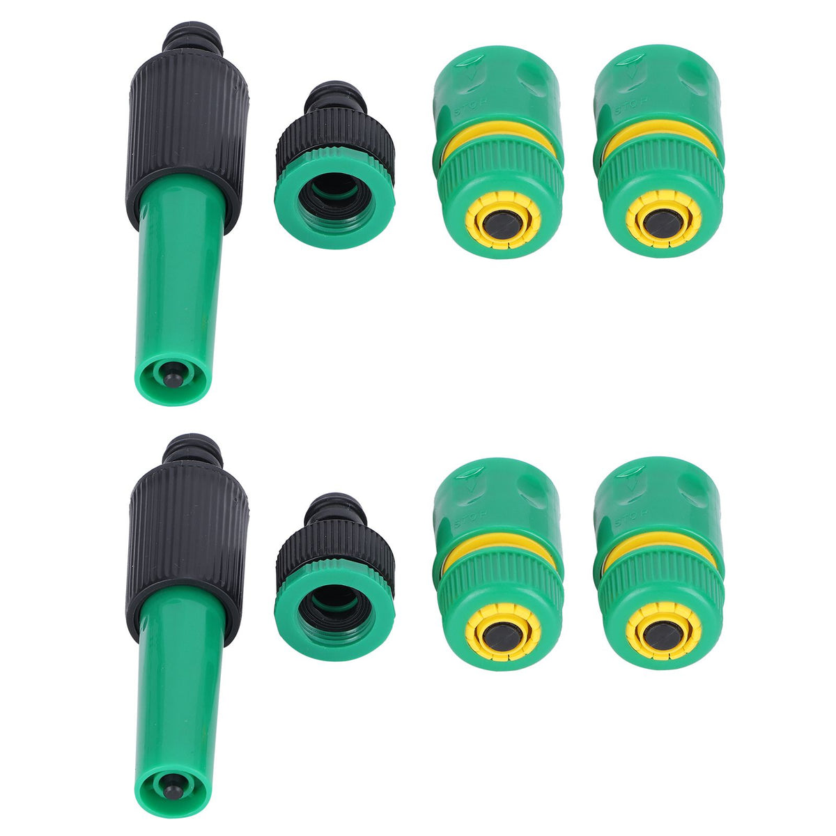 2 Set G1/2 Hose Pipe Water Sprayer Connector Set Water Watering Garden Irrigation Fitting
