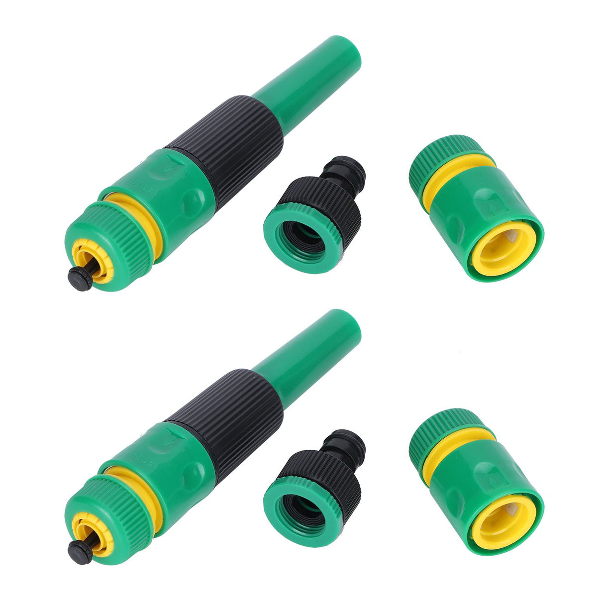 2 Set G1/2 Hose Pipe Water Sprayer Connector Set Water Watering Garden Irrigation Fitting