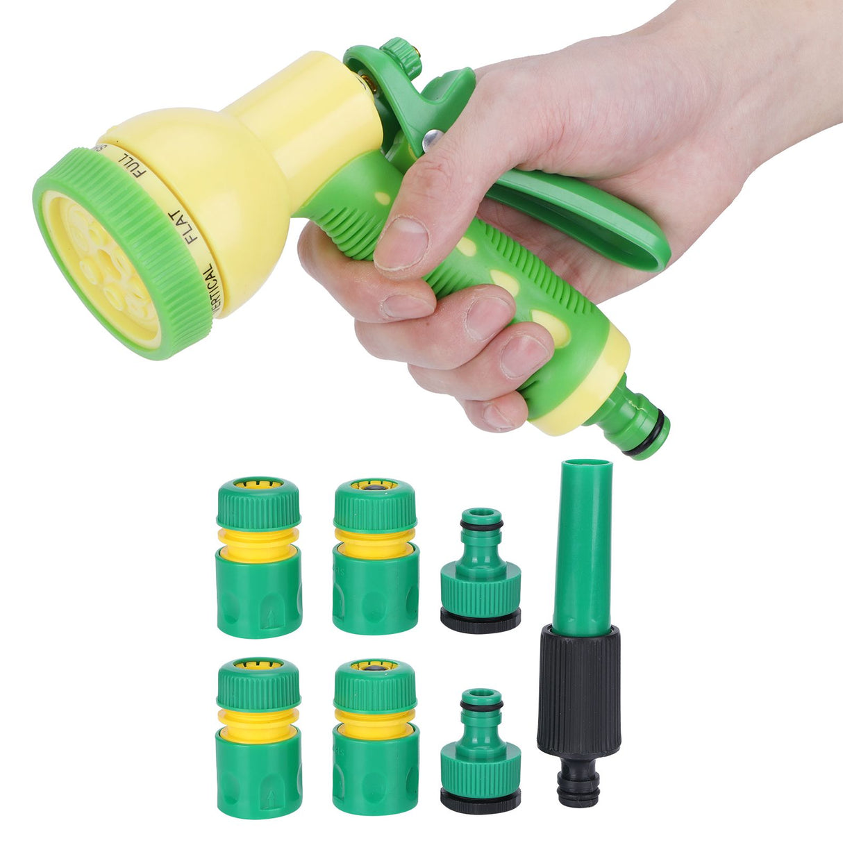 Garden Water Sprayer Set with 8 Spraying Modes High Pressure Sprinkler for Watering Car Washing