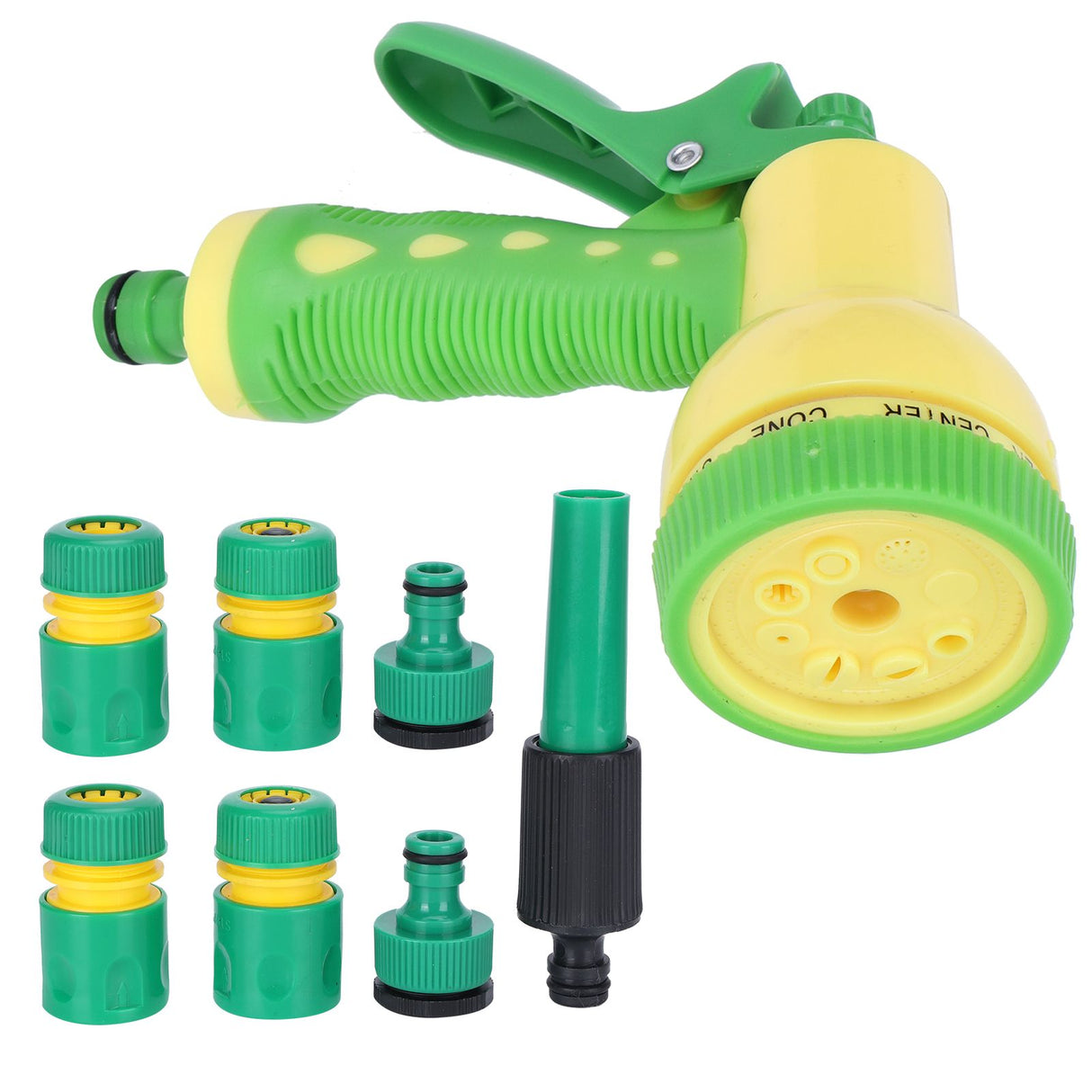 Garden Water Sprayer Set with 8 Spraying Modes High Pressure Sprinkler for Watering Car Washing