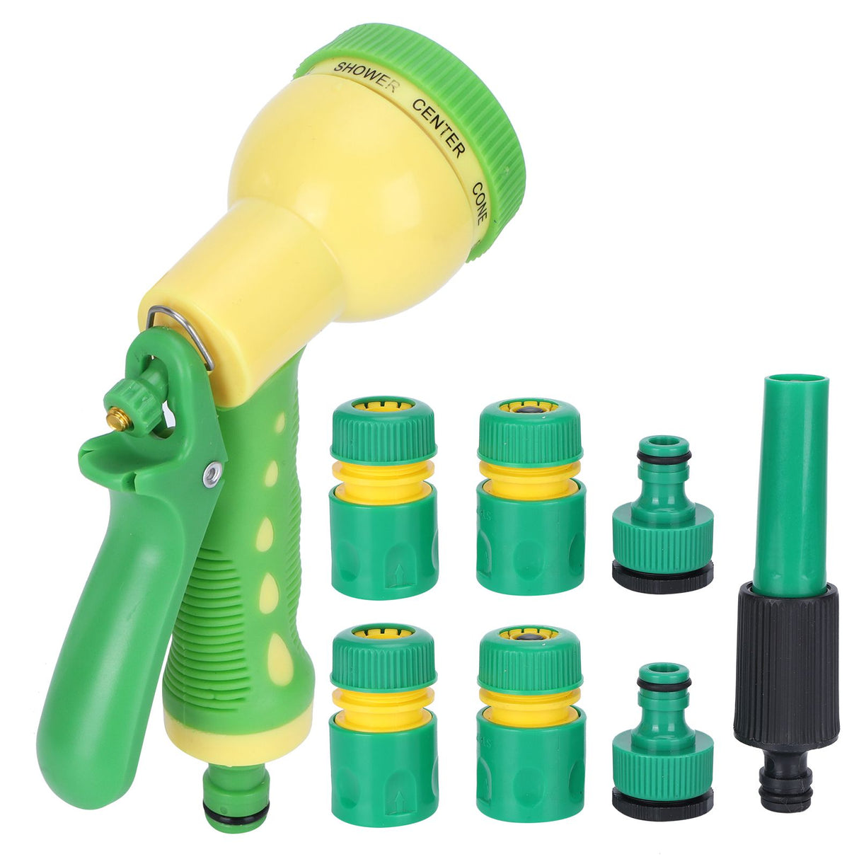 Garden Water Sprayer Set with 8 Spraying Modes High Pressure Sprinkler for Watering Car Washing