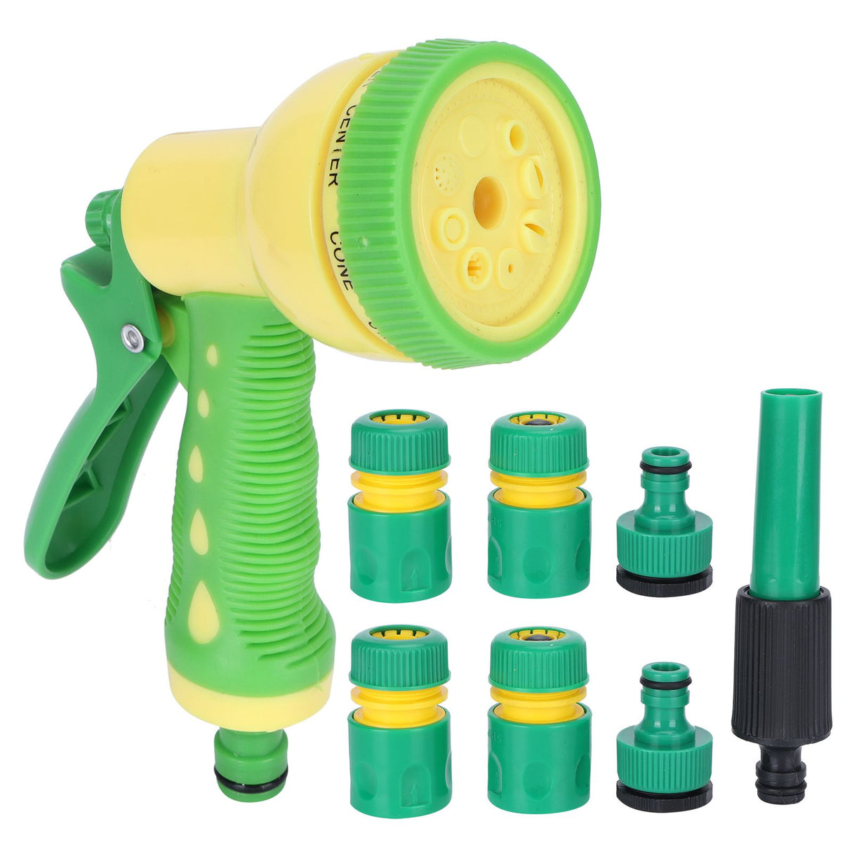 Garden Water Sprayer Set with 8 Spraying Modes High Pressure Sprinkler for Watering Car Washing