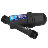 G1in Mesh Screen Water Filter Garden Watering Irrigation Accessories Water Treatment - 45-Degree Angle
