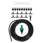 Automatic Garden Water Misting Cooling System Sprinkler Nozzle Hose Micro Irrigation Set