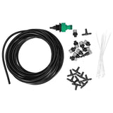 Automatic Garden Water Misting Cooling System Sprinkler Nozzle Hose Micro Irrigation Set