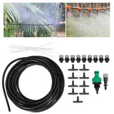 Automatic Garden Water Misting Cooling System Sprinkler Nozzle Hose Micro Irrigation Set - Extra Image