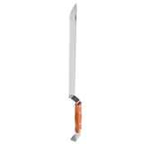 Multifunctional Stainless Steel Honey Cutter Knife Scraper Beekeeping Tool with Wood Handle - Low Angle