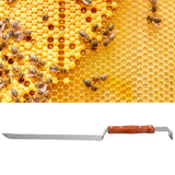 Multifunctional Stainless Steel Honey Cutter Knife Scraper Beekeeping Tool with Wood Handle