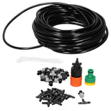15m Water Misting Cooling System Garden Irrigation Sprinkler Nozzle Set Micro Irrigation