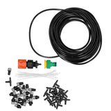15m Water Misting Cooling System Garden Irrigation Sprinkler Nozzle Set Micro Irrigation