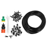 15m Water Misting Cooling System Garden Irrigation Sprinkler Nozzle Set Micro Irrigation