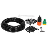 15m Water Misting Cooling System Garden Irrigation Sprinkler Nozzle Set Micro Irrigation - Rear View
