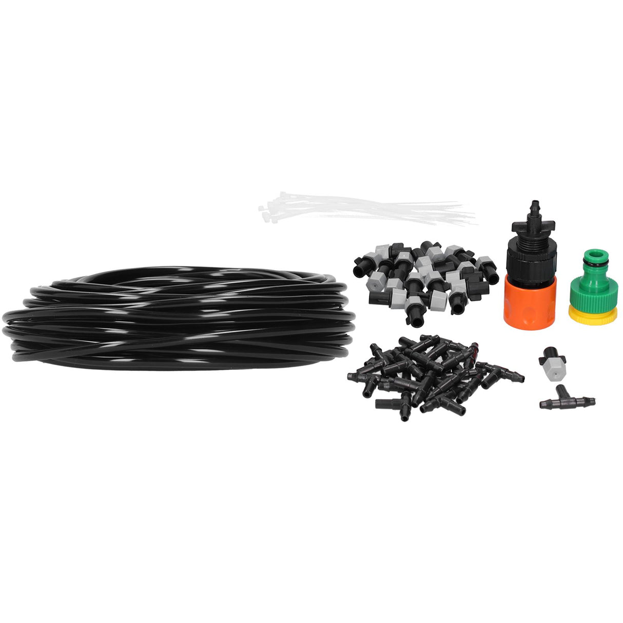 15m Water Misting Cooling System Garden Irrigation Sprinkler Nozzle Set Micro Irrigation