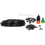15m Water Misting Cooling System Garden Irrigation Sprinkler Nozzle Set Micro Irrigation