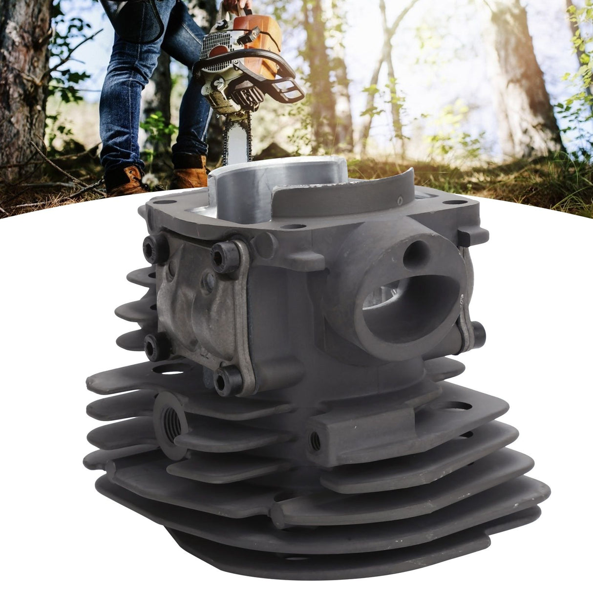 45MM Cylinder Piston Muffler Kit Gardening Tool Accessories Fit for Jonsered CS2150 CS2152