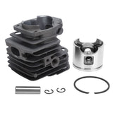 46mm Cylinder Piston Kit Replacement Chainsaw Accessory Fit for Husqvarna 50 5555 - Front View