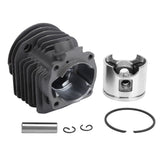 46mm Cylinder Piston Kit Replacement Chainsaw Accessory Fit for Husqvarna 50 5555 - 45-Degree Angle