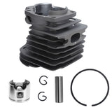 46mm Cylinder Piston Kit Replacement Chainsaw Accessory Fit for Husqvarna 50 5555 - Close-Up Angle