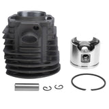 46mm Cylinder Piston Kit Replacement Chainsaw Accessory Fit for Husqvarna 50 5555 - Low Angle