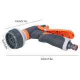 Garden Hose Spray Nozzle 8 Adjustable Patterns Water Sprayer High Pressure Spray Nozzle - Extra Image