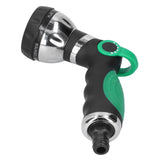 Garden Hose Spray Nozzle AntiSlip 8 Adjustable Patterns Water Sprayer Quick Connector Set(G3/4 )