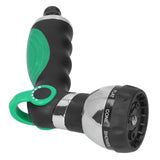 Garden Hose Spray Nozzle AntiSlip 8 Adjustable Patterns Water Sprayer Quick Connector Set(G3/4 ) - 45-Degree Angle