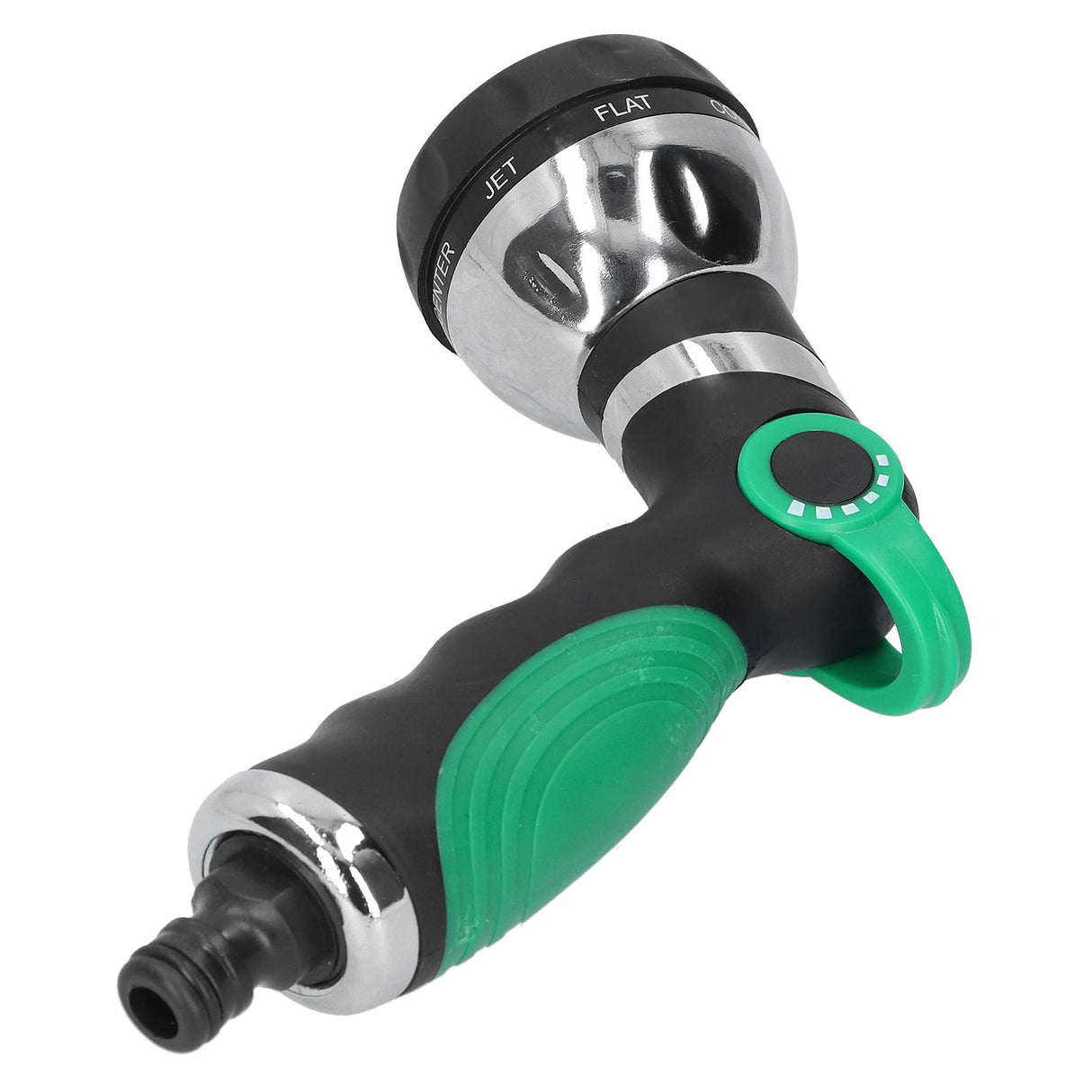 Garden Hose Spray Nozzle AntiSlip 8 Adjustable Patterns Water Sprayer Quick Connector Set(G3/4 )
